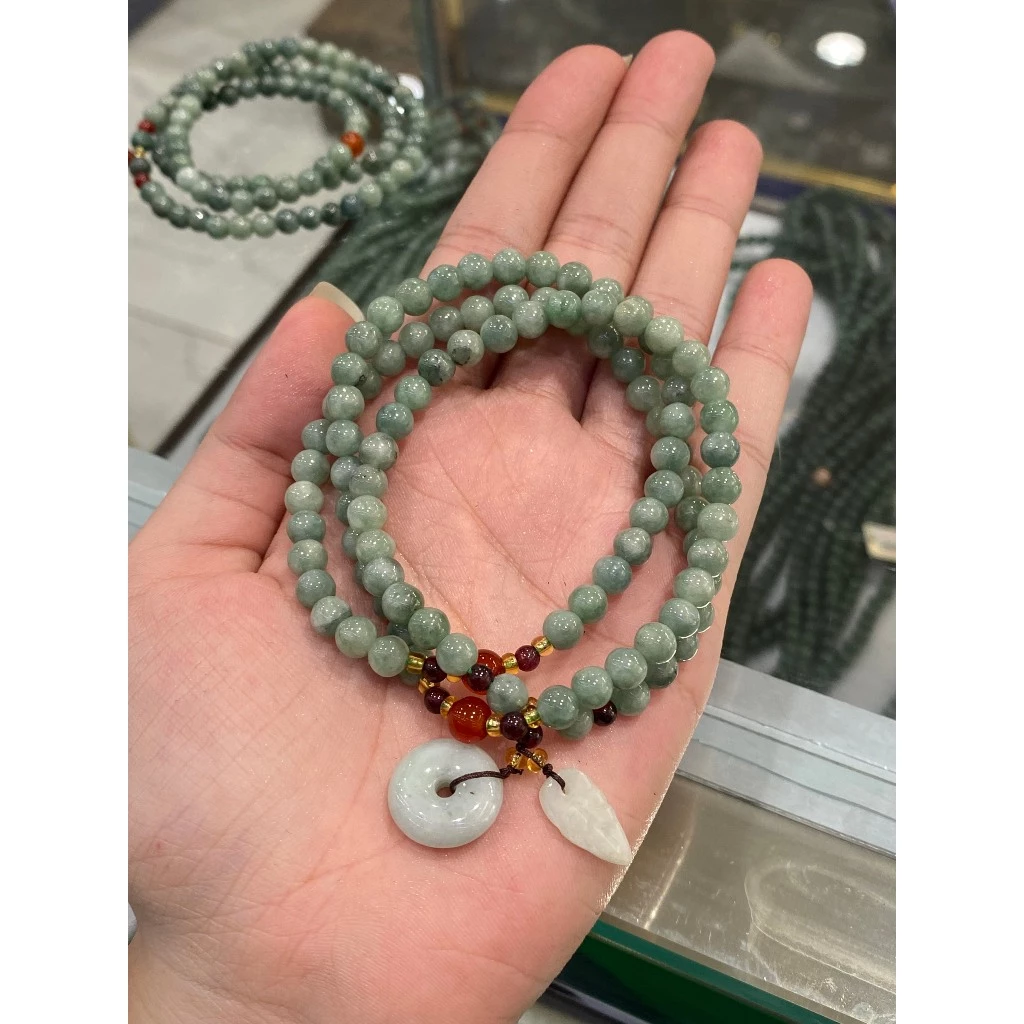 Chuỗi Vòng Đeo Tay Lam Ngọc 3 Vòng